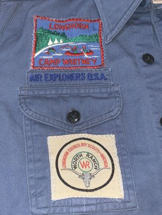 Boy Scout Air Explorer Shirt Eagle Scout Worth Ranch Longhorn Council 3