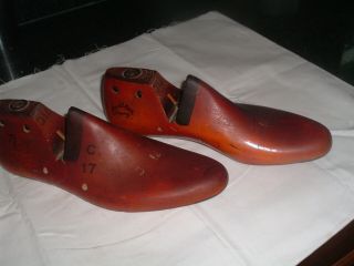 Antique Wooden Shoe Mold,  Cobblers,  Shoe Last Arnold Bros.