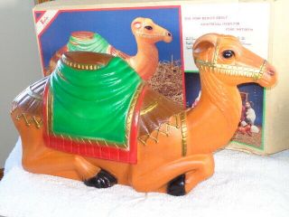 Vintage Empire Christmas Nativity Blow Mold Camel