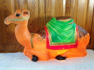 Vintage EMPIRE Christmas Nativity Blow Mold CAMEL 3