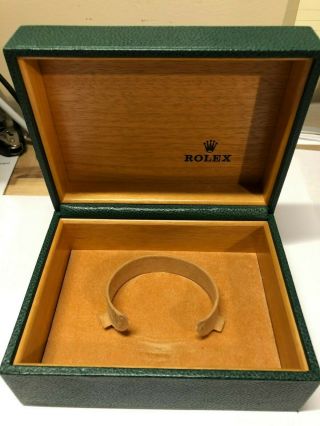 Vintage Rolex Oyster Watch Box w/ Anchor,  manuals and hang tag 64.  00.  01 2
