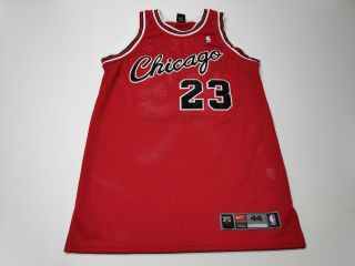Vintage Nike Michael Jordan Chicago Bulls Flight Home Jersey Size 44