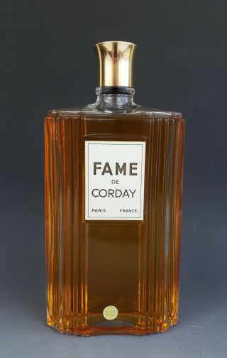 Vintage Fame De Corday Paris France Perfume Bottle