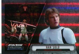 Star Wars Evolution 2016 Short Print Picture Variant Base Card Sp - 3 Han Solo