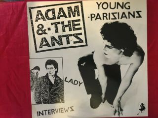 Punk - Adam & The Antz - Young Parisians - Uk Goods White Vyl 12,  Ps,  Book