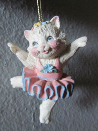 Enesco Calico Kittens Ballerina Ornament