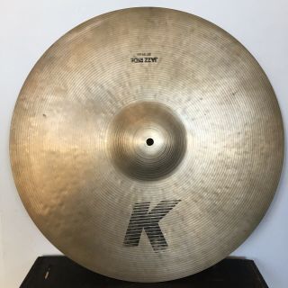 Vintage 20” K Zildjian 90’s Jazz Ride Cymbal 2192g Drum