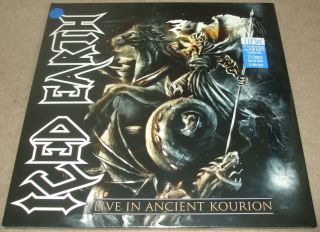 Iced Earth - Live In Ancient Kourion - 2013 3xlp Blue Vinyl - Limited 200 - &