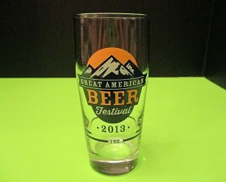 2013 Great American Beer Festival Tasting Glass Denver Colorado Taster Gabf