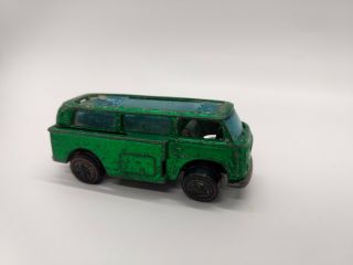 Vintage 1969 Mattel Hot Wheels Redline Volkswagen Beach Bomb Vw Bus Green
