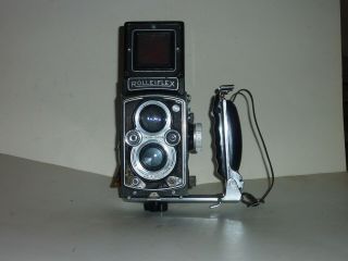 Vintage Rolleiflex Tlr Camera Zeiss Tessar 2.  8 75mm Heidosmar 2.  8 1495020