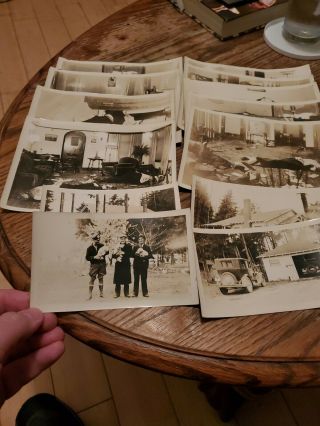 1930s Erland Point Mass Murder Crime Scene Photos Graphic