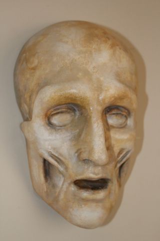 French Death Mask Human Skull Medical Anatomical Face Anatomy Oddity Gothic Rare 3