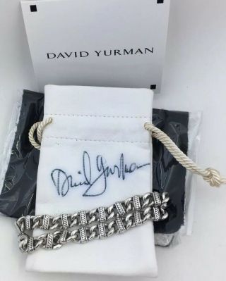 Rare David Yurman Madison Bracelet In Sterling Silver & 18k Gold - 6.  75 "