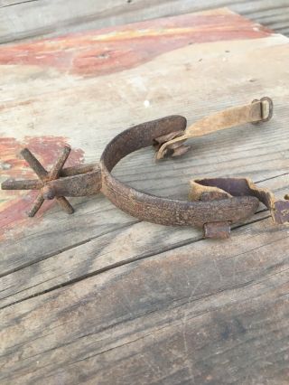 Antique Cowboy Spur,  Very Old,  Hand Forged