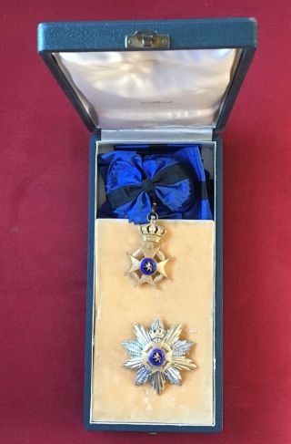 Belgium,  Kingdom.  An Order Of Leopold Ii,  Grand Cross,  C.  1960 By P.  Degreef