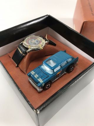 1997 Hot Wheels Watch & Car 1955 Chevy Nomad 1/5000