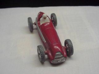 Vintage Dinky Toys Alfa Romeo Race Car,  Silver Wheels,  Meccano Ltd. ,  NM 3