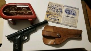 Vintage Daisy Bb Gun Model 277,  With Spinnerette,  Holster