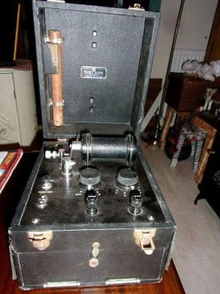 Vintage antique WATSON electric medical therapy shock machine 2