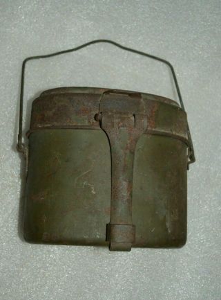 Ww2 German M31 Mess Kit.  (kochgeschirr 31) Made Of Steel