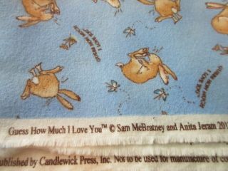 Guess How Much I Love You Sam Mcbratney/anita Jeram Flannel Clothworks Fabric