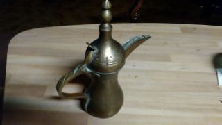 Antique Egyptian Middle Eastern Tea Pot Hand Made Late 18th Early 19th Century