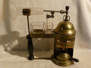 Rare Antique Brass Medical Rt Steam Atomizer Nebulizer Respiratory Therapist