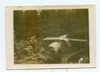 Photo Of A Destroyed Me - 262 Jet Fighter.