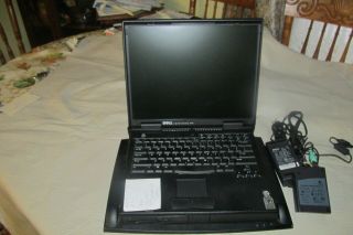 Vintage Dell Inspiron 7500 Laptop Windows 98 Se Floppy Dos,  Port Replicator,