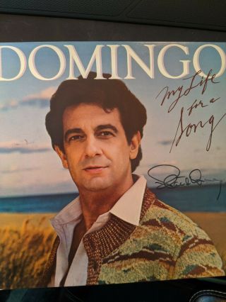 Rare - My Life For A Song By Plácido Domingo (tenor Vocals) Signed