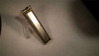 Dunhill Sylph Lift Arm Vintage Gold/silver Tone Pocket Petrol Lighter