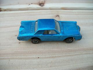 Redline Hotwheels Ice Blue Custom Continental Mark Iii Tough Color