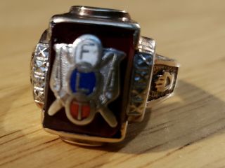 Independent Order Of The Odd Fellows Antique Ring