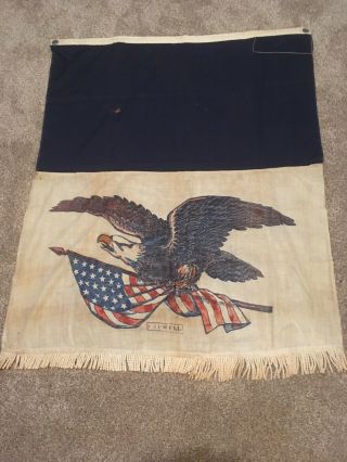 Antique American Eagle Us Flag Primitive Folk Art American Patriotic