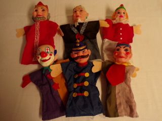Vintage Mr.  Rogers Neighborhood Puppet Set Of 6