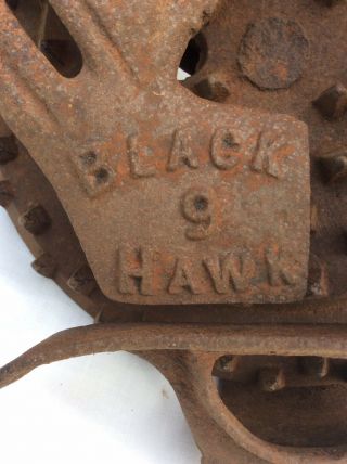 Antique Cast Iron Black Hawk 9 Corn Sheller A.  H.  Patch Clarkeville Tenn 2