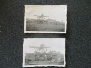 Two Ww2 Candid Photos: Luftwaffe.  Piggyback Planes.  Huckepack.  Ju - 88