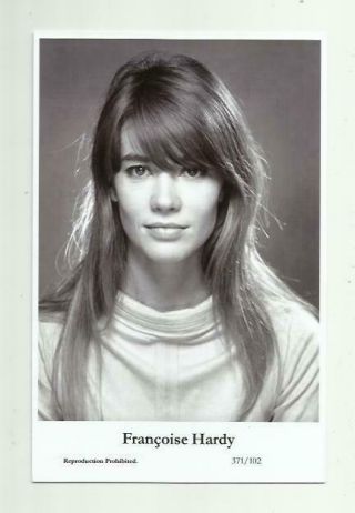 (n524) Francoise Hardy Swiftsure (371/102) Photo Postcard Film Star Pin Up