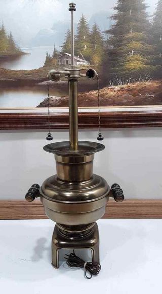 Vintage Mid Century Stiffel Brass Urn Lamp 1950 