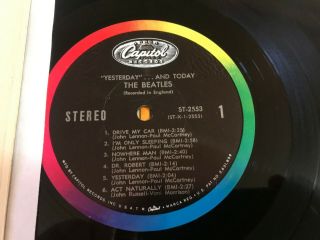 THE BEATLES Yesterday and Today LP Orig Rainbow Press in Shrink VG, 2