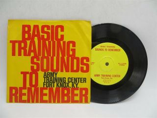 Basic Training Sounds - Us Army Training Center Fort Knox Ky 7 " Lp Record Ex