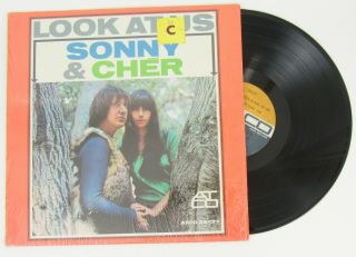 Sonny And Cher Look At Us Vintage Vinyl Lp Record 1965 Atco Mono I Got You Babe