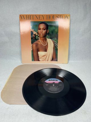 Whitney Houston " First Album " Vinyl Lp 1985 Arista Al8 - 8212 Audiophile