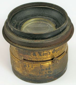 Antique Bausch & Lomb Optical Company Series Ia Pat May 25 1897 Heavy Brass Lens