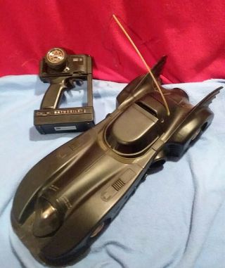 Vintage 1989 Batman Batmobile Rc Richmans Toys Remote Control Car Read Details