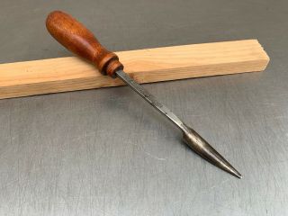 Vintage Kraeuter 1202 - 10 Wood Handle Carving Scraper Bearing Puller Made In Usa
