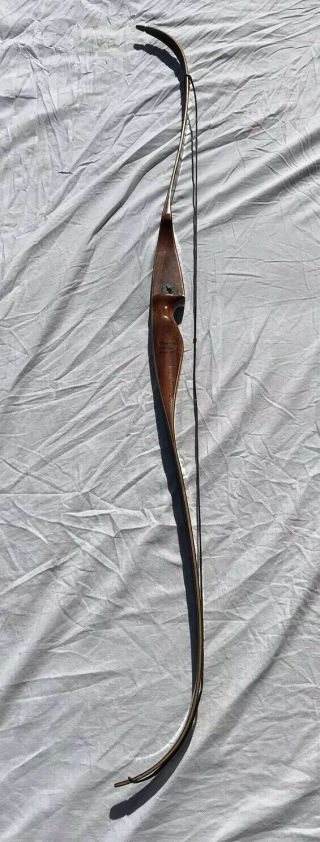 Vintage Right Hand Ben Pearson Cougar 7050 Recurve Bow 45 @ 28 " 62 " Hunting