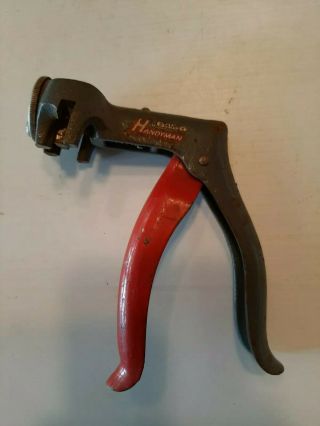 Vintage Stanley Handyman Hand Saw Tooth Setter - H432
