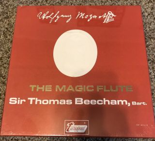 Mozart Triple Lp The Magic Flute.  Sir Thomas Beecham 1937